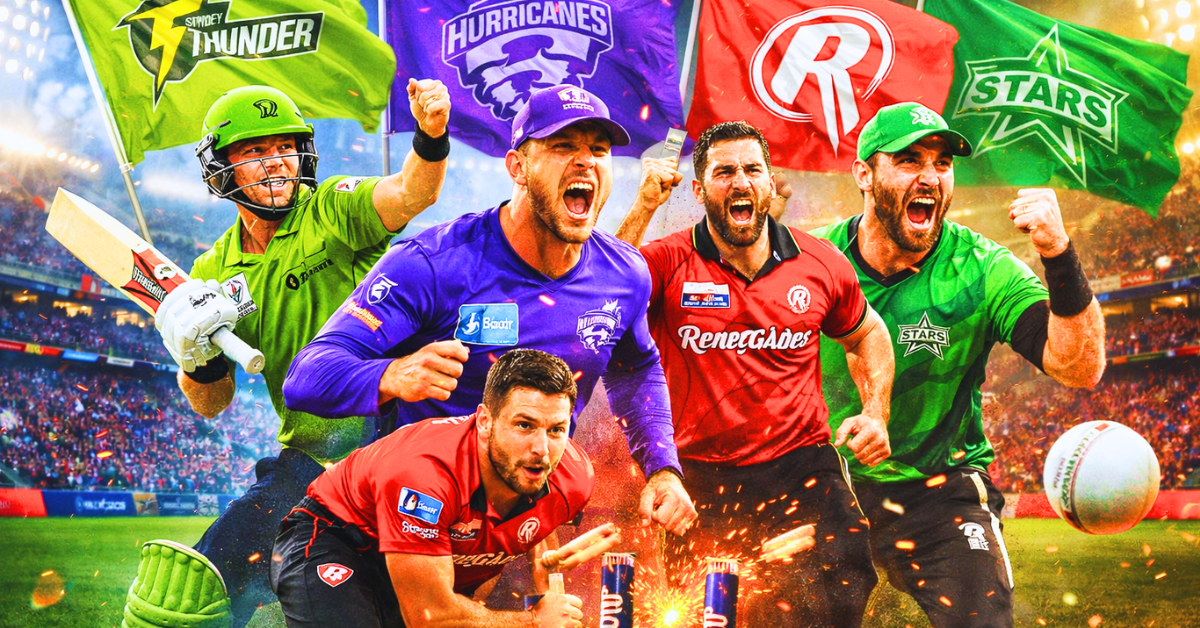 اس ہفتے بگ بیش لیگ میں سڈنی تھنڈر اور ہوبارٹ ہریکینز، اور میلبرن ری نیگیڈز بمقابلہ اسٹارز کے دلچسپ میچز دیکھیں۔ جانیں کون سے کھلاڑی کلیدی ہیں اور کون ٹیم کے لیے کامیابی کی امید بڑھا سکتا ہے۔ بگ بیش لیگ کے تازہ میچز پر مکمل تجزیہ۔ ڈیویڈ وارنر، ری نیگیڈز اور اسٹارز کے اہم کھلاڑیوں کی کارکردگی، چوٹ کی خبریں اور جیتنے کے امکانات۔ اس ہفتے کے بگ بیش لیگ میچز میں ٹیموں کی تازہ صورتحال اور اہم کھلاڑیوں پر نظر ڈالیں۔ جانیے کون سا کھلاڑی ٹیم کی قسمت بدل سکتا ہے