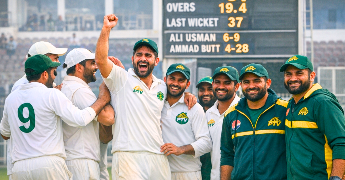 پاکستان ٹیلی وژن نے پریزیڈنٹ ٹرافی میں کم ترین ہدف کا دفاع کر کے فرسٹ کلاس کرکٹ میں نیا عالمی ریکارڈ قائم کر دیا پی ٹی وی کی شاندار باؤلنگ اور ٹیم ورک نے ایک ناممکن کو ممکن بنا دیا جو ہمیشہ یاد رکھا جائے گا پریزیڈنٹ ٹرافی میں پی ٹی وی کی تاریخی فتح نے پاکستانی کرکٹ شائقین کو خوشی سے بھر دیا چالیس رنز کے ہدف کا کامیاب دفاع پی ٹی وی کے حوصلے اور محنت کی بہترین مثال ہے پی ٹی وی کی یہ جیت ثابت کرتی ہے کہ عزم اور میرٹ کے ساتھ بڑی کامیابیاں حاصل کی جا سکتی ہیں سوئی ناردرن گیس کے خلاف یادگار کامیابی پی ٹی وی کی کرکٹ تاریخ کا سنہرا لمحہ پاکستان ٹیلی وژن کی ٹیم نے دنیا کو دکھا دیا کہ وہ کسی بھی چیلنج کا مقابلہ کر سکتی ہے