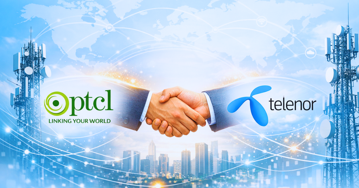 پی ٹی سی ایل نے ٹیلی نار پاکستان اور اوریئن ٹاورز کے تمام حصص خرید لیے۔ جانیں صارفین کے لیے بہتر خدمات اور پاکستان کے ٹیلی کمیونیکیشن شعبے میں نئے سنگ میل کے بارے میں ٹیلی نار پاکستان اور پی ٹی سی ایل کا انضمام مکمل۔ پڑھیں کس طرح یہ قدم صارفین کے لیے جدید سہولیات اور تیز رفتار رابطہ فراہم کرے گا پی ٹی سی ایل کی ذیلی کمپنیاں ٹیلی نار اور اوریئن ٹاورز اب ایک پلیٹ فارم پر، جو پاکستان میں ٹیلی کمیونیکیشن کو مضبوط اور صارف دوست بنائے گا