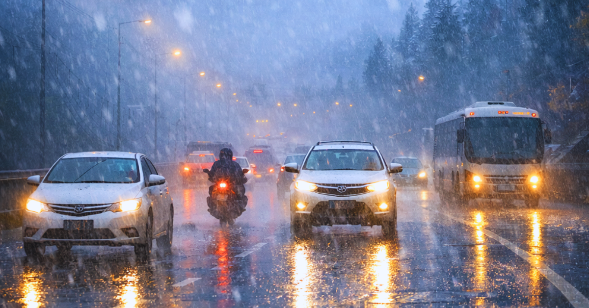 پنجاب میں آئندہ دنوں میں بارش اور سردی کی پیش گوئی کی گئی ہے۔ PDMA نے عوام کو حفاظتی اقدامات اختیار کرنے کی ہدایت کی ہے تاکہ سفر اور روزمرہ زندگی محفوظ رہ سکے محکمہ برائے آفات پنجاب نے دھند، بارش اور سرد ہواؤں کے حوالے سے الرٹس جاری کر دیے ہیں۔ موری اور گلیات سمیت تمام اضلاع میں احتیاطی تدابیر ضروری ہیں لاہور اور پنجاب کے دیگر شہروں میں دھند اور موسمی تبدیلیوں کے پیش نظر عوام کو سفر میں احتیاط کرنے کی ہدایت کی گئی ہے۔ حفاظتی اقدامات اور الرٹس جانیں پنجاب میں شدید بارش اور پہاڑی علاقوں میں برف باری کے باعث PDMA نے ہنگامی تیاری مکمل کرنے کی ہدایت کی ہے۔ عوام اور سیاح حفاظتی اقدامات اختیار کریں