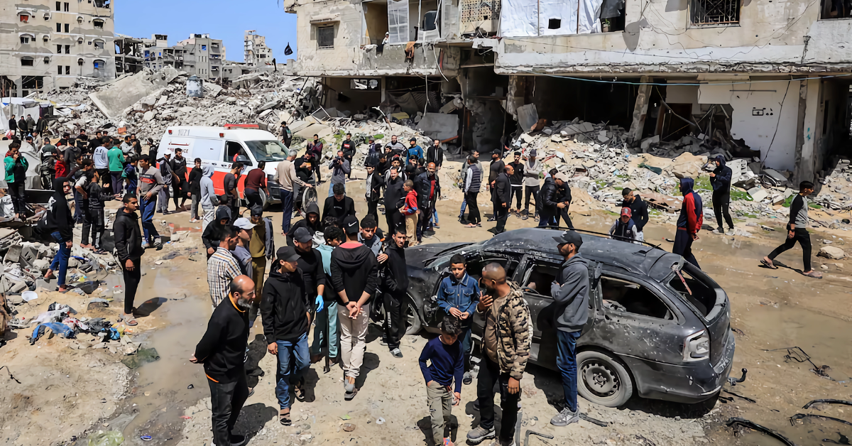 اسرائیلی فضائی حملہ غزہ کے پولیس چیک پوسٹ پر چھ افراد جاں بحق